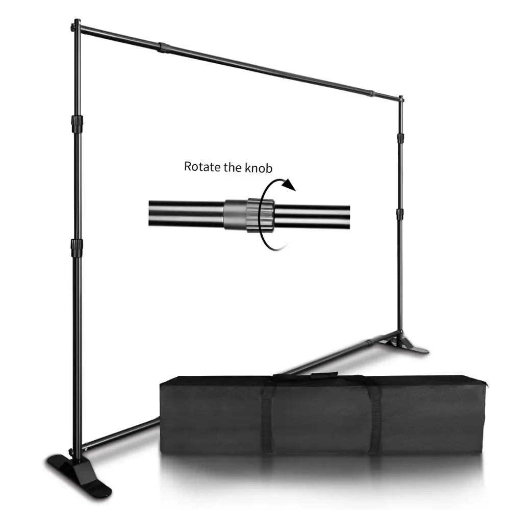 Photography Backdrop Muslin - SH نظام دعم الإطار الخلفي ذو