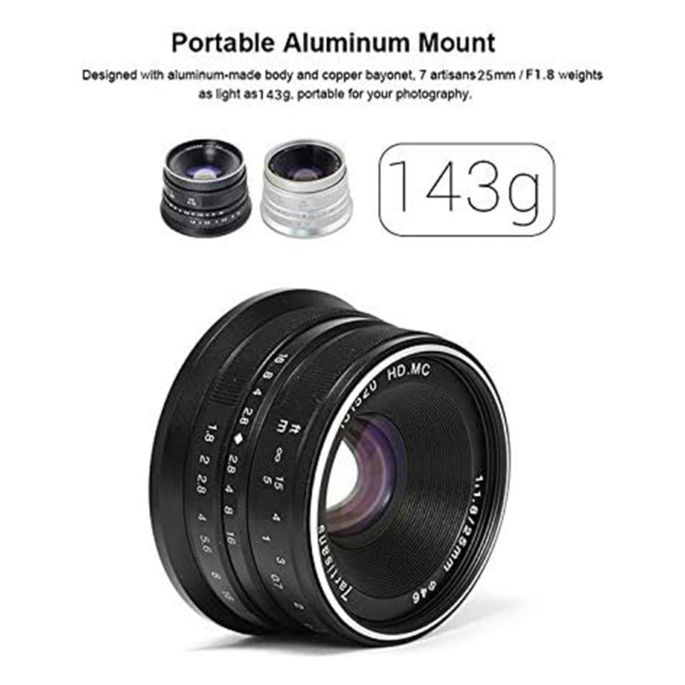 7artisans APS-C 25mm F1.8 عدسة - مراجعة Photography Trick وسعره