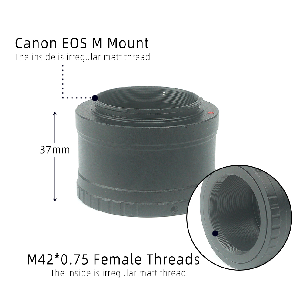 EYSDON 1.25 بوصة إلى EOS M T-ح - مراجعة Lens Adapter Ring وسعره