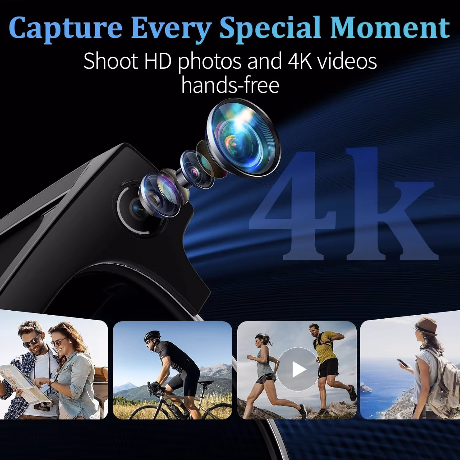 نظارات ذكية بتقنية الذكاء الاص - مراجعة Photography Videography وسعره