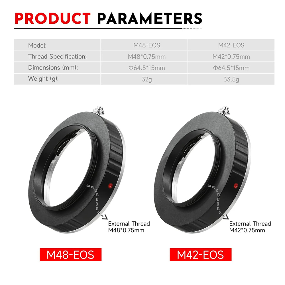 محول حلقة تثبيت عدسة الكاميرا  - مراجعة Lens Adapter Ring وسعره