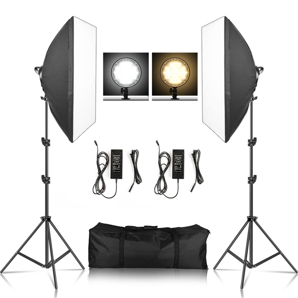 سوفت بوكس ضوء التصوير عدة صور  - مراجعة Photography Umbrella Lighting Kit وسعره